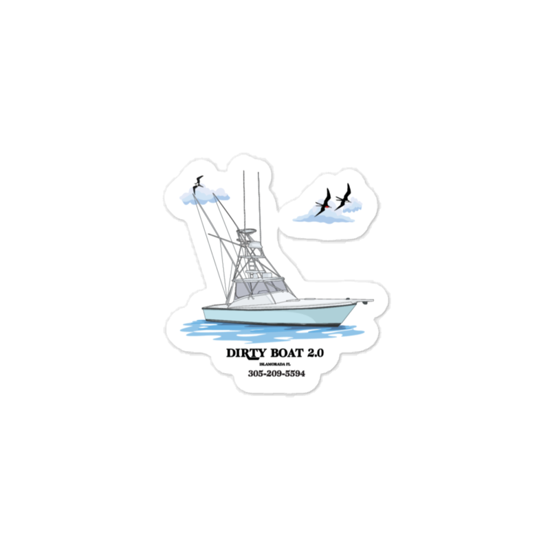 DirtyBoat 2.0 Kiss-cut Vinyl Decals