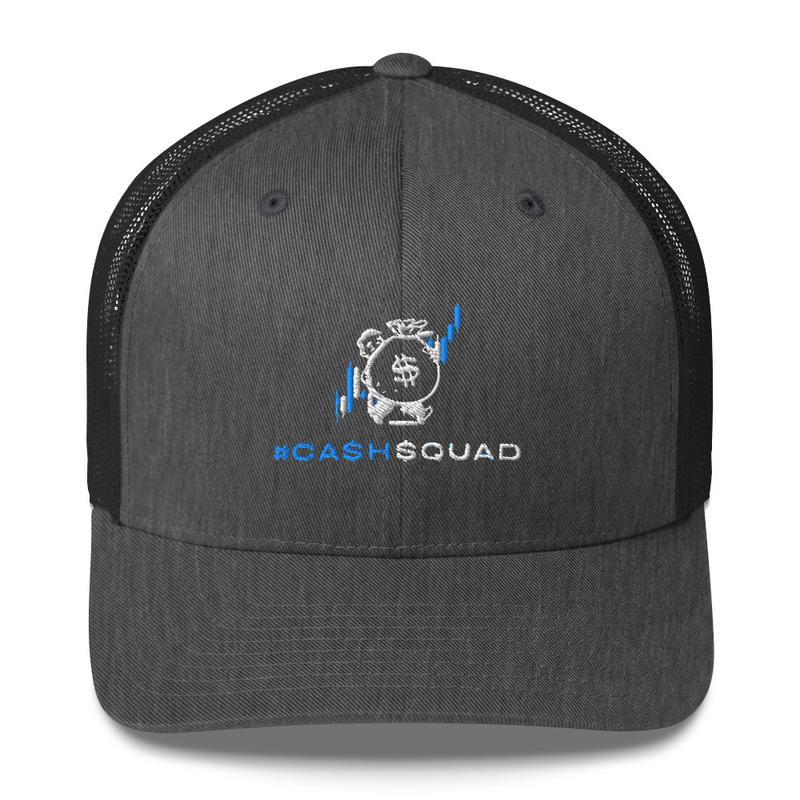 #CashSquad Hat v.1 – One size, Dark Heather Gray