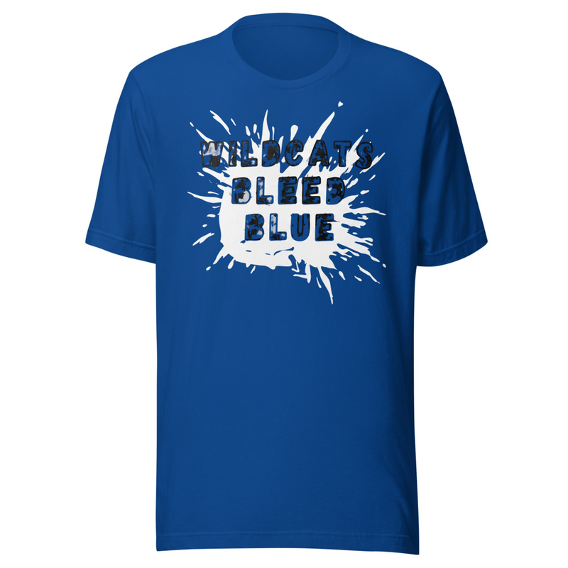 Wildcats Bleed Blue Unisex t-shirt