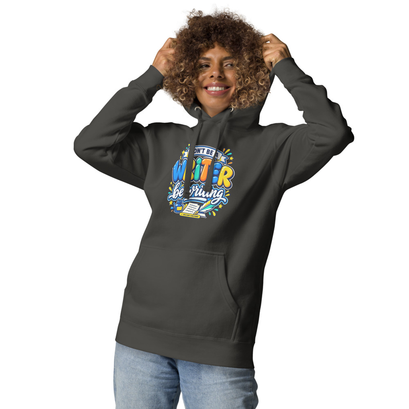 Be Writing - Adult Hoodie – XL, Vintage Black