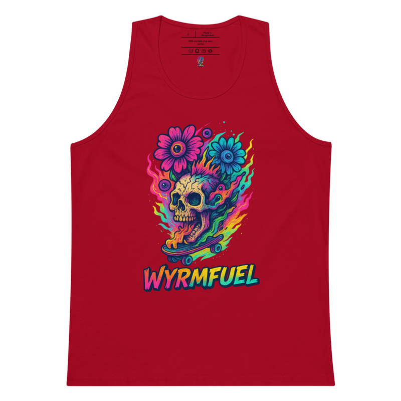 Skull Bloom Vest Tank