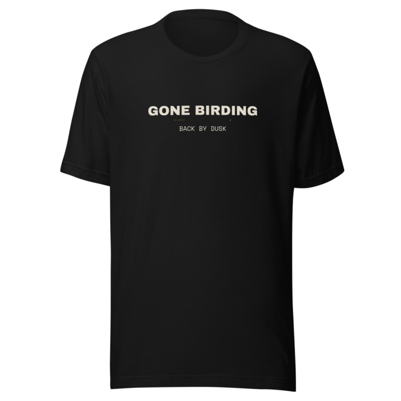 GONE BIRDING Tee mockup