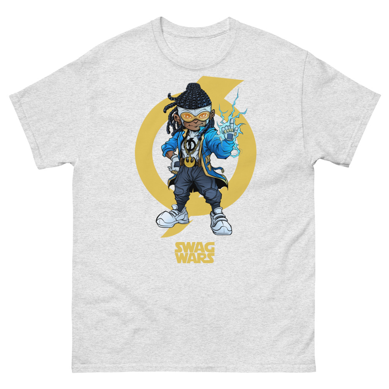 SWAG WARS: Static (Stone) SWAG WARS t-shirt featuring Static