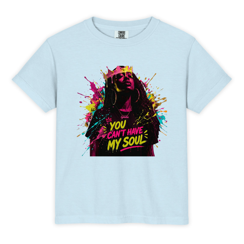 Youth Garment-Dyed Heavyweight "You Can't Have My Soul ijada Portrait" T-Shirt - Comfort Colors 9018