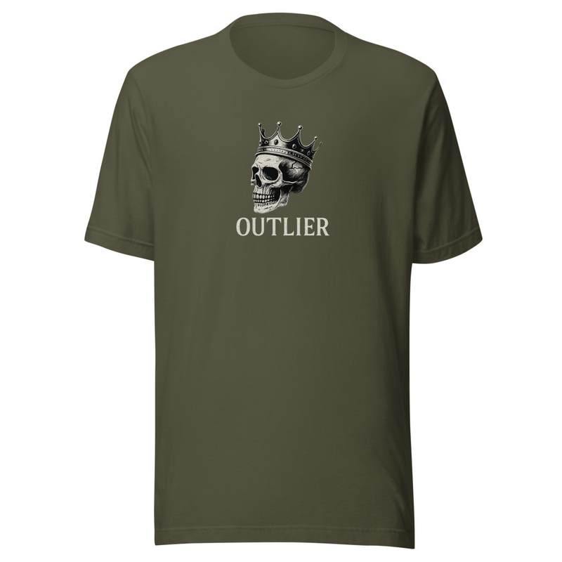 CROWN SKULL Tee – 2XL, Military Green