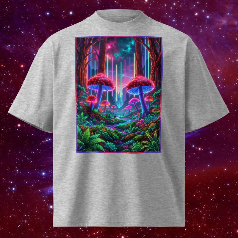 Mushroom Forest (Magical Forage) - Mushroom Forest (Magical Forage) / Heather Grey / S