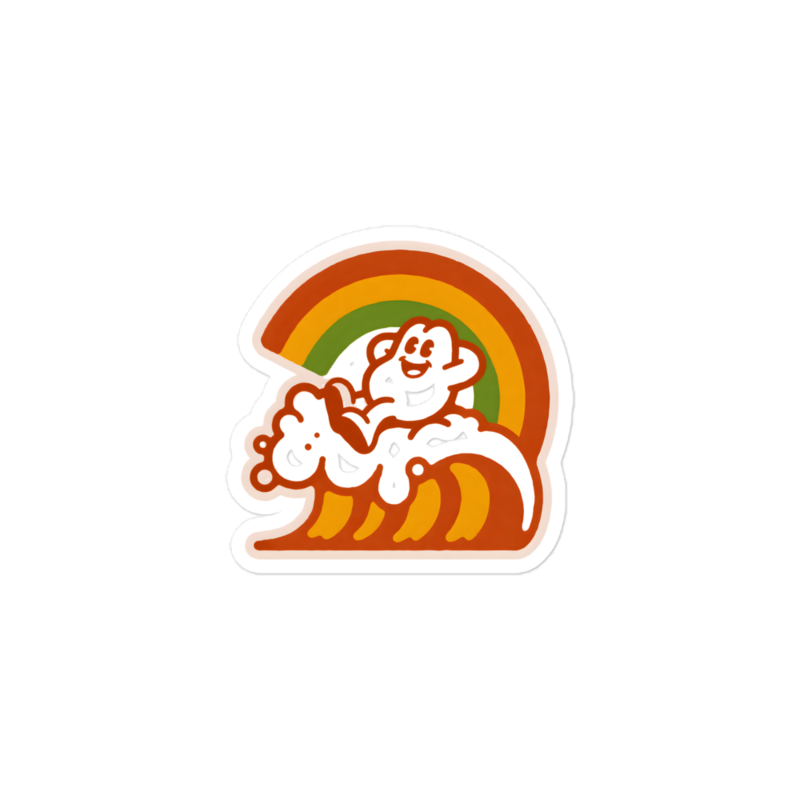 Yeast Does The Work Sticker (Artist Series) mockup