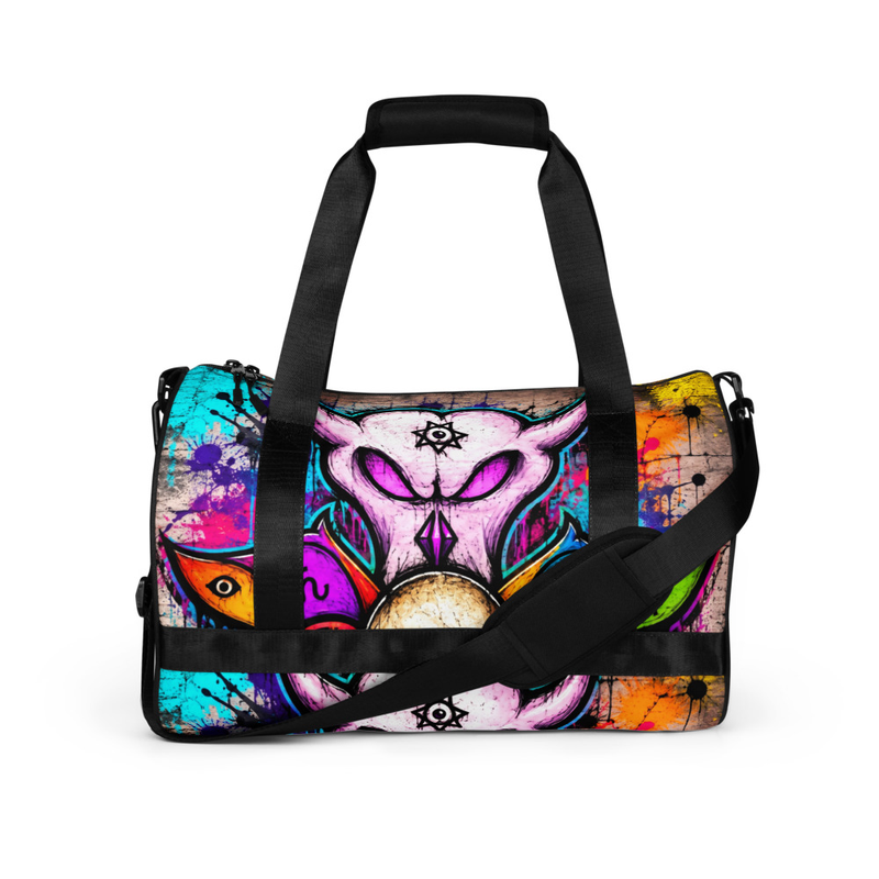 All-over print gym bag