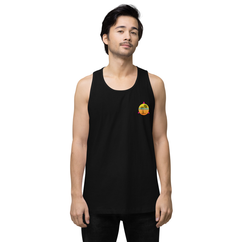 PALM TREES Men’s premium tank top