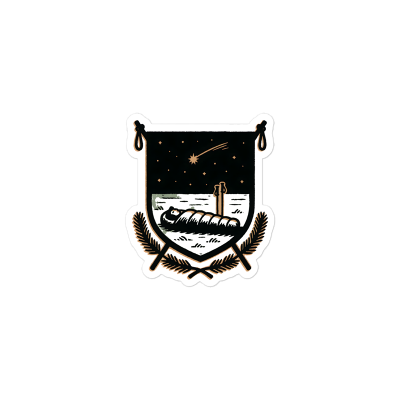 Cowboy Camp Society Sticker (Artist Series) mockup