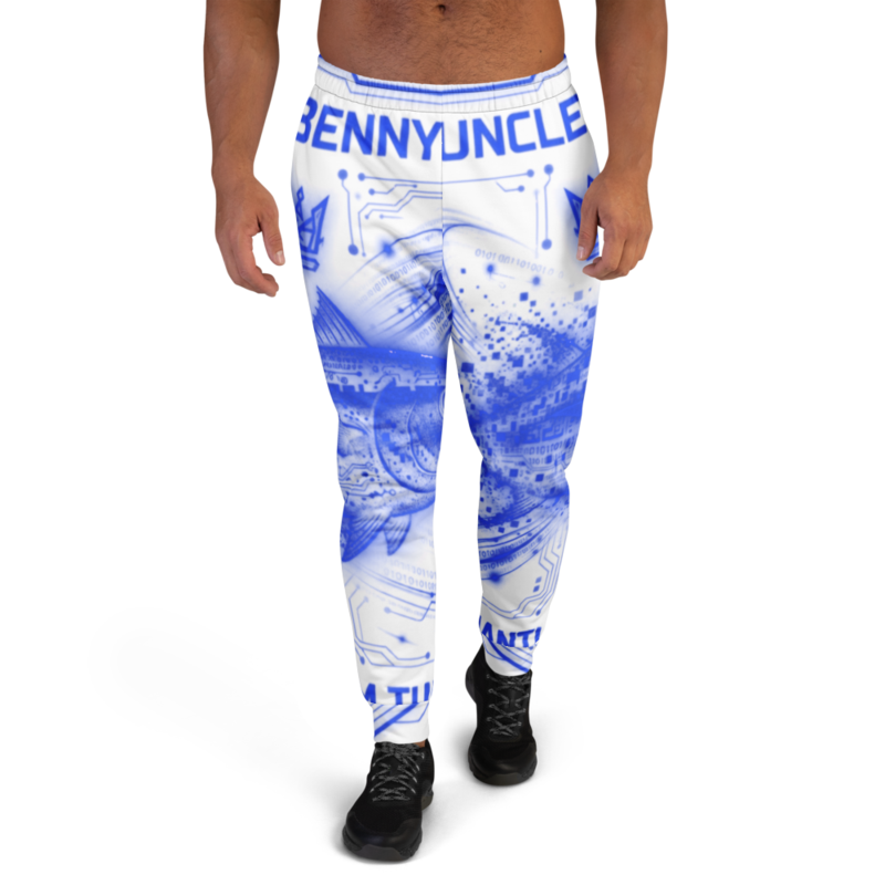 Uncle Benny ® Quantum Tuna Joggers Neon Blue EST. 2020