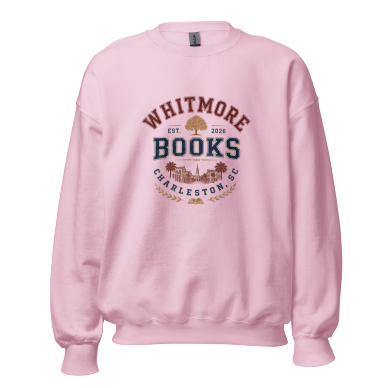 Whitmore Books Unisex Sweatshirt – XL, Light Pink