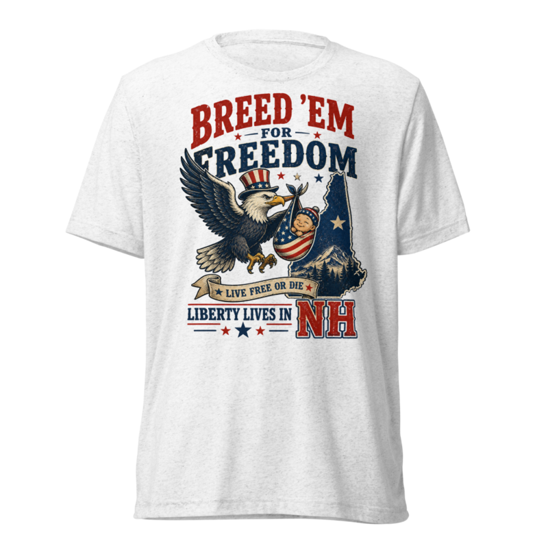 Breed 'Em For Freedom T-Shirt (Tri-Blend)