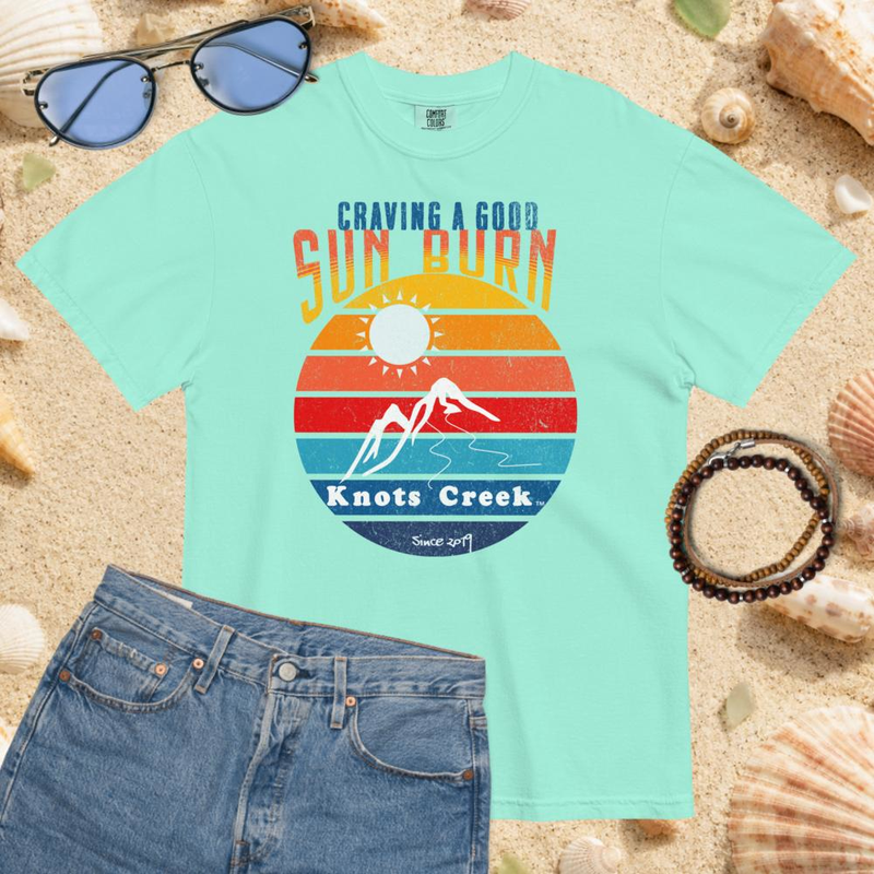 Sun Burn - Comfort Colors – S, Chalky Mint