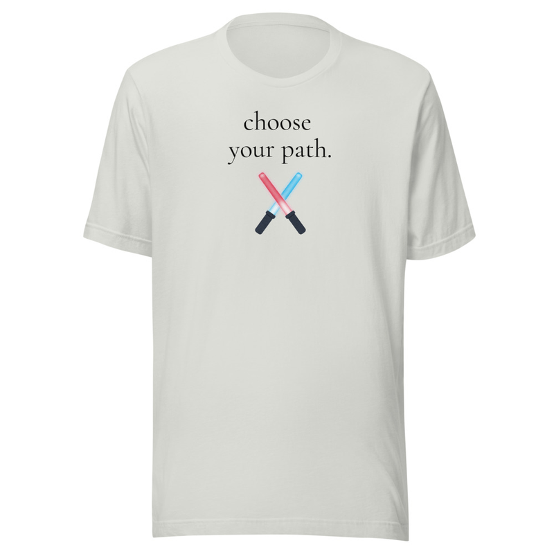 Choose Your Path Tee – 2XL, Silver