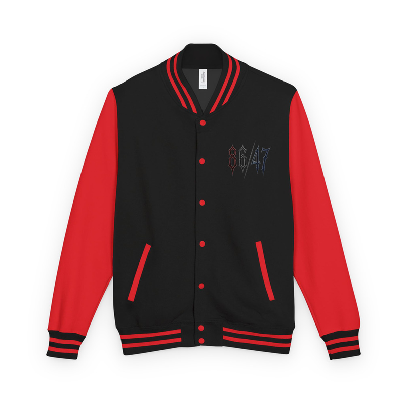 Heavyweight letterman jacket