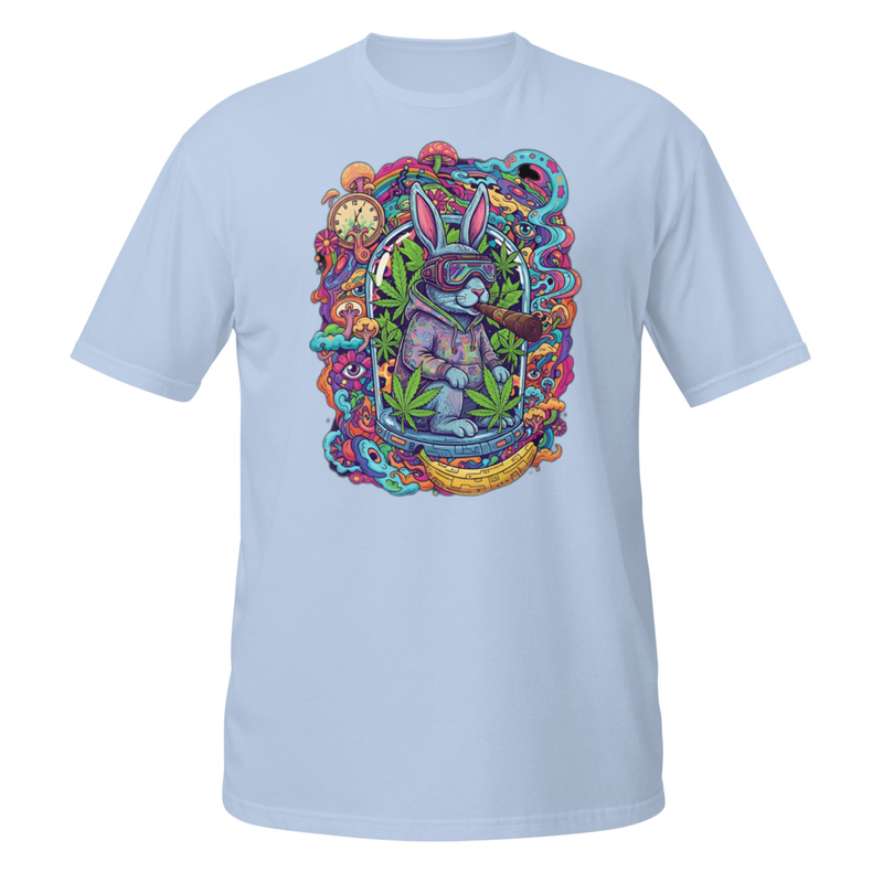  Crazy Rabbit Short-Sleeve Unisex T-Shirt