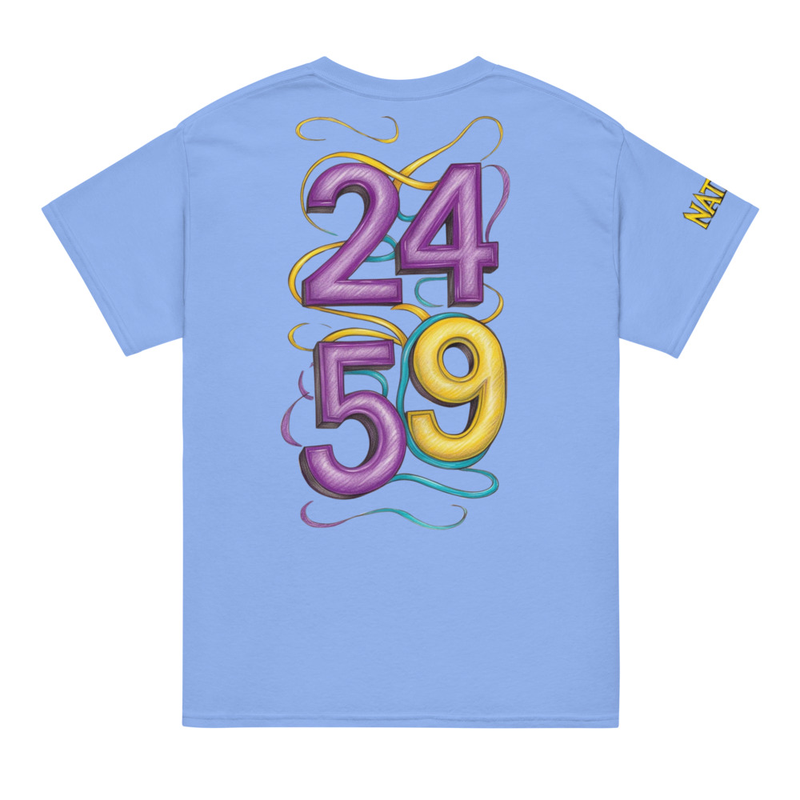 Freaknik Shuffle T-Shirt – M, Carolina Blue