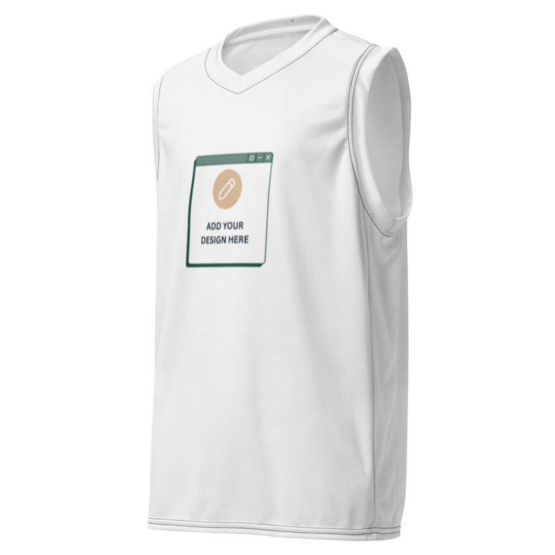 Recycled unisex basketball jersey / 2XS