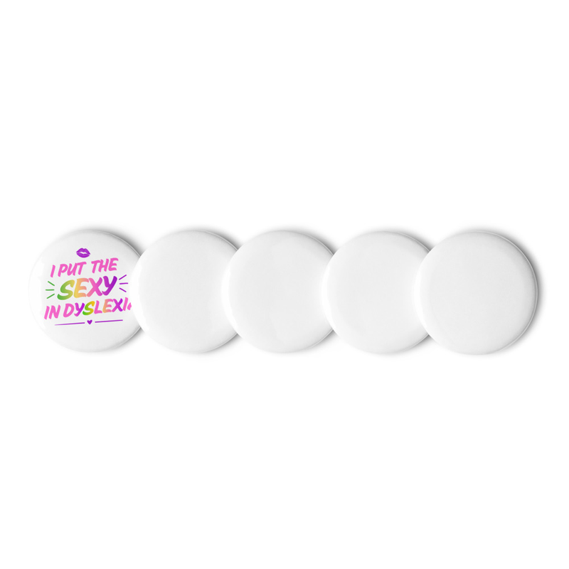 Set of pin buttons