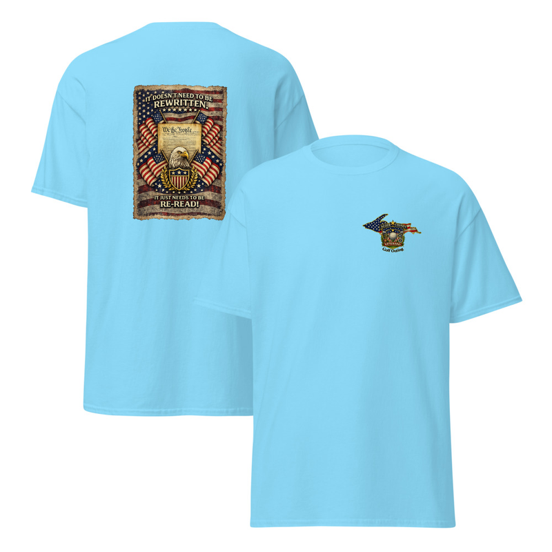 Constitution 250 Unisex classic tee – XL, Sky