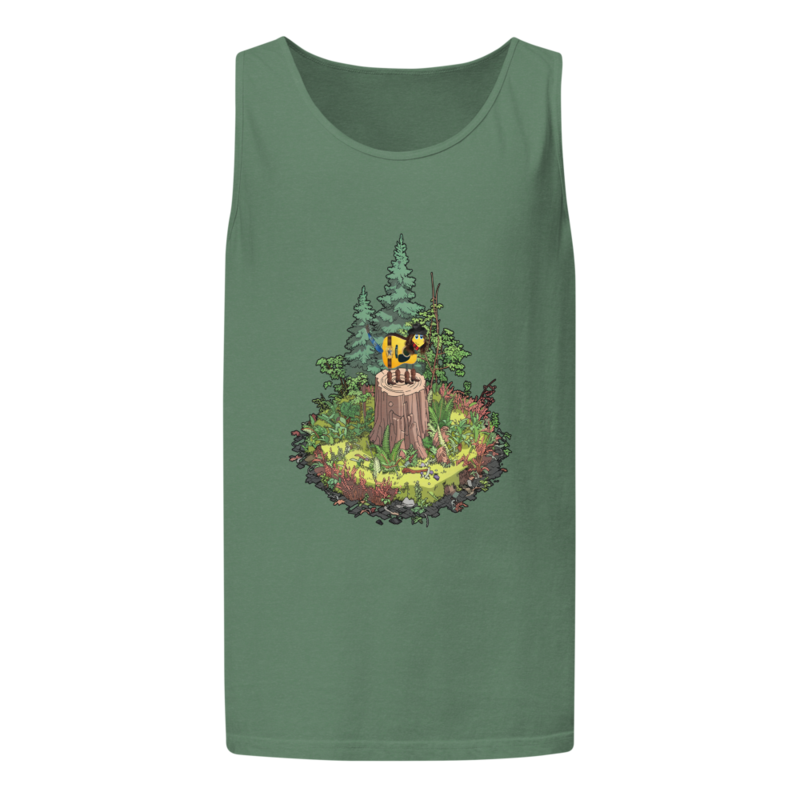 Cutaway Pluckle Unisex Garment-Dyed Tank Top
