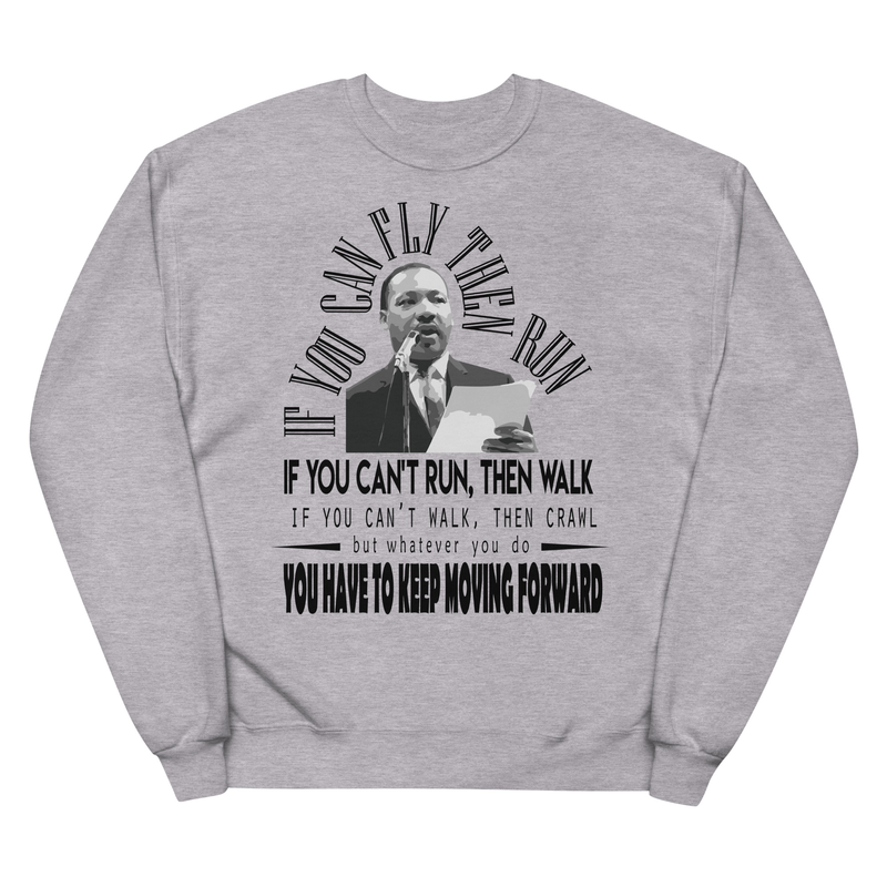 Martin Luther King Jr - Motivational Speech Unisex fleece sweatshirt