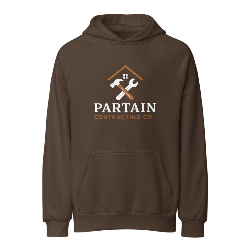 Partain Super Heavyweight Hoodie – XL, Chocolate Brown