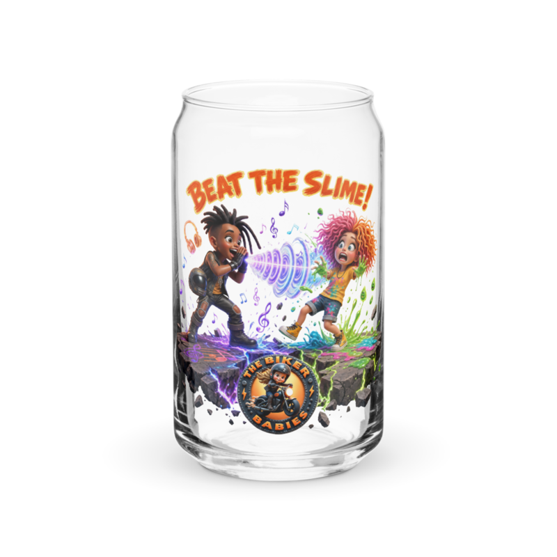 Beat The Slime 16oz Can Glass