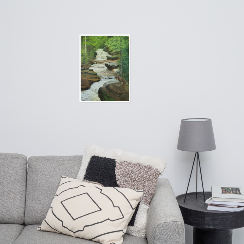 Baxter Waterfall Matte Print – 18″×24″