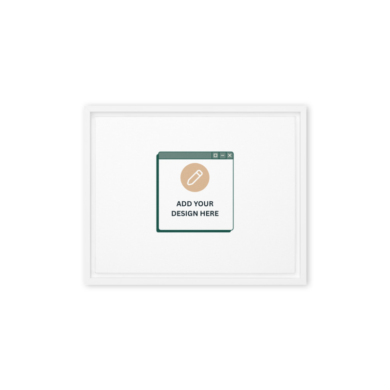Framed canvas / 11″×14″