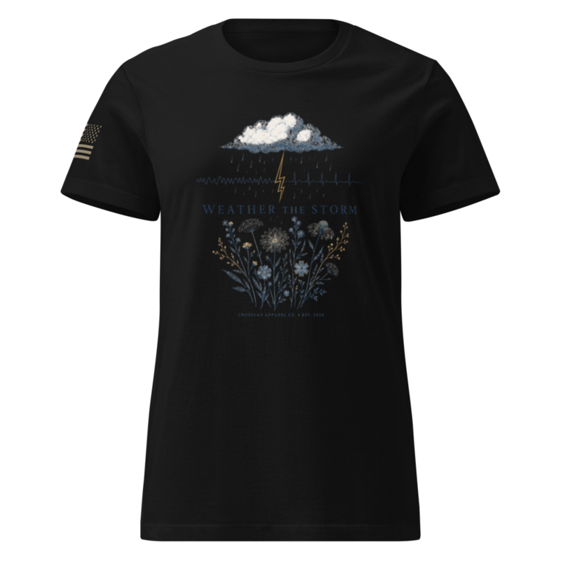 Weather the Storm [womens shirt] [core] — Black