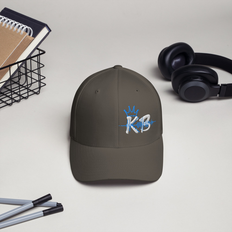 Electro Blue Hemi KB Flex Hat – S/M, Dark Grey