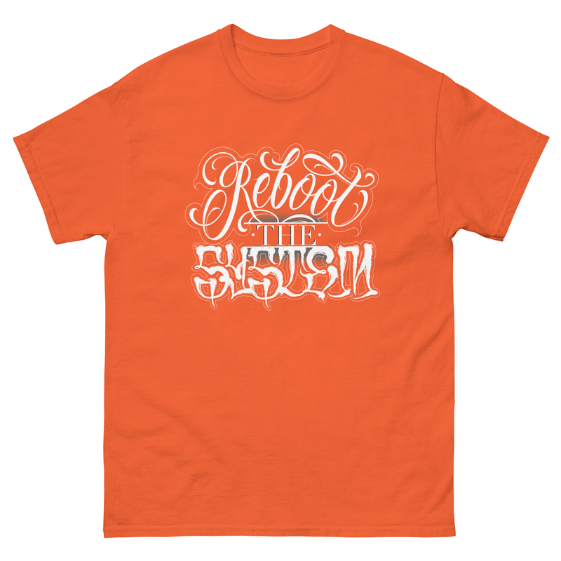 Men's classic tee – S, Orange