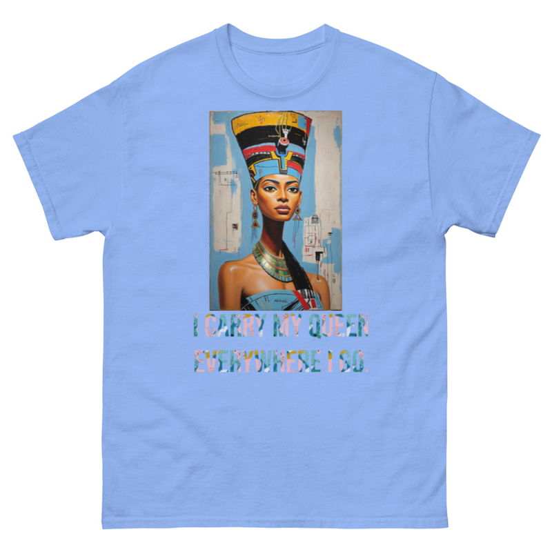 I CARRY MY QUEEN EVERYWHERE I GO - IV - Mens classic tee – XL, Carolina Blue