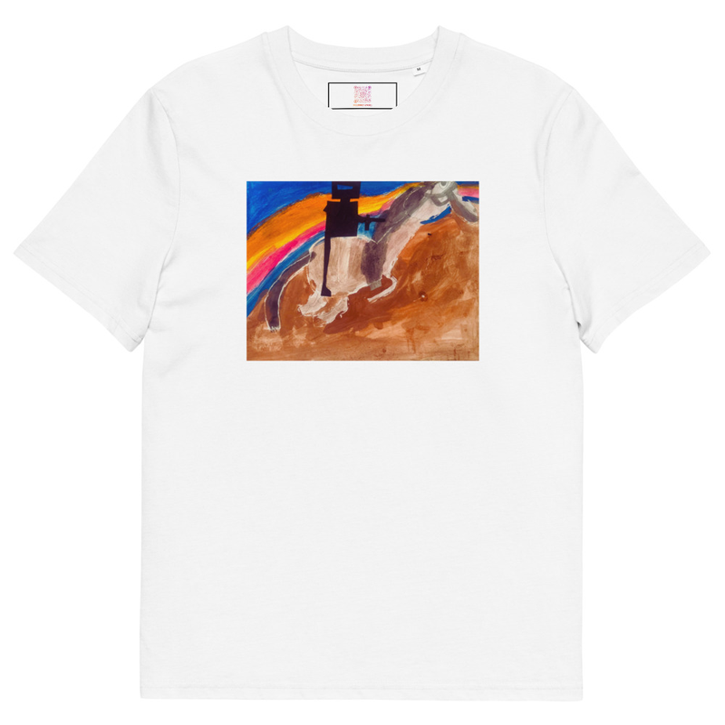 Ned Kelly - Unisex Organic Cotton Tee – S, White