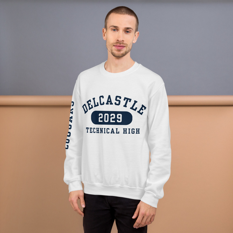 Sweatshirt - Class of 2029 (Navy Font) – S, White