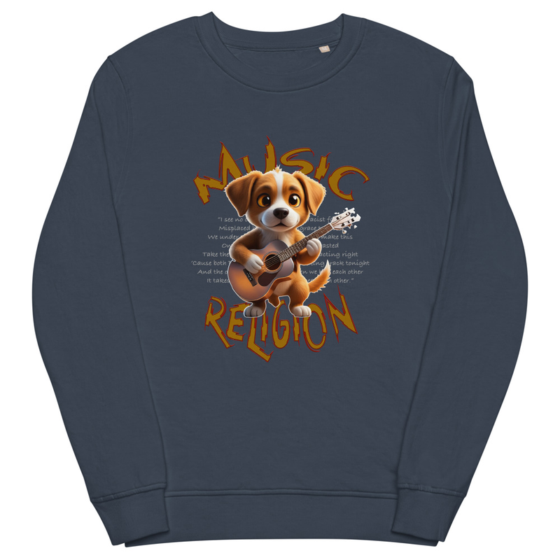 Music Religion Unisex organic sweatshirt