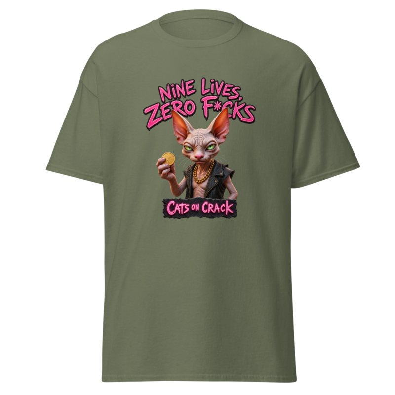 Nine Lives Zero Fucks T-Shirt