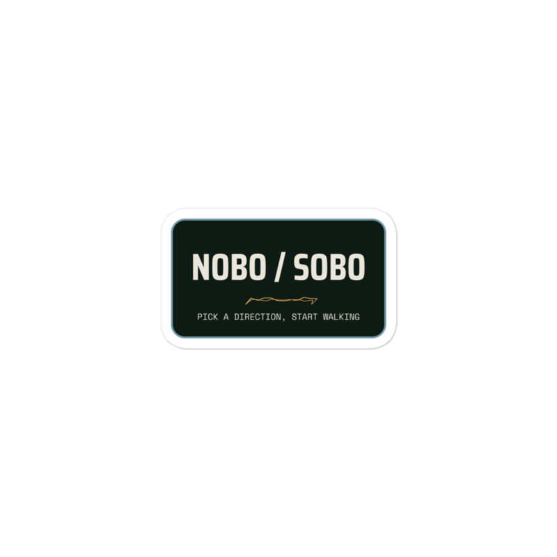 NOBO / SOBO Sticker mockup