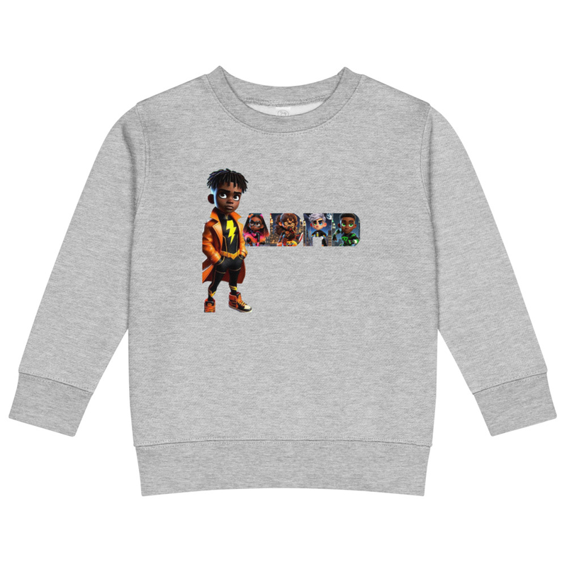 ADHD Kids crew neck sweatshirt – 7, Heather