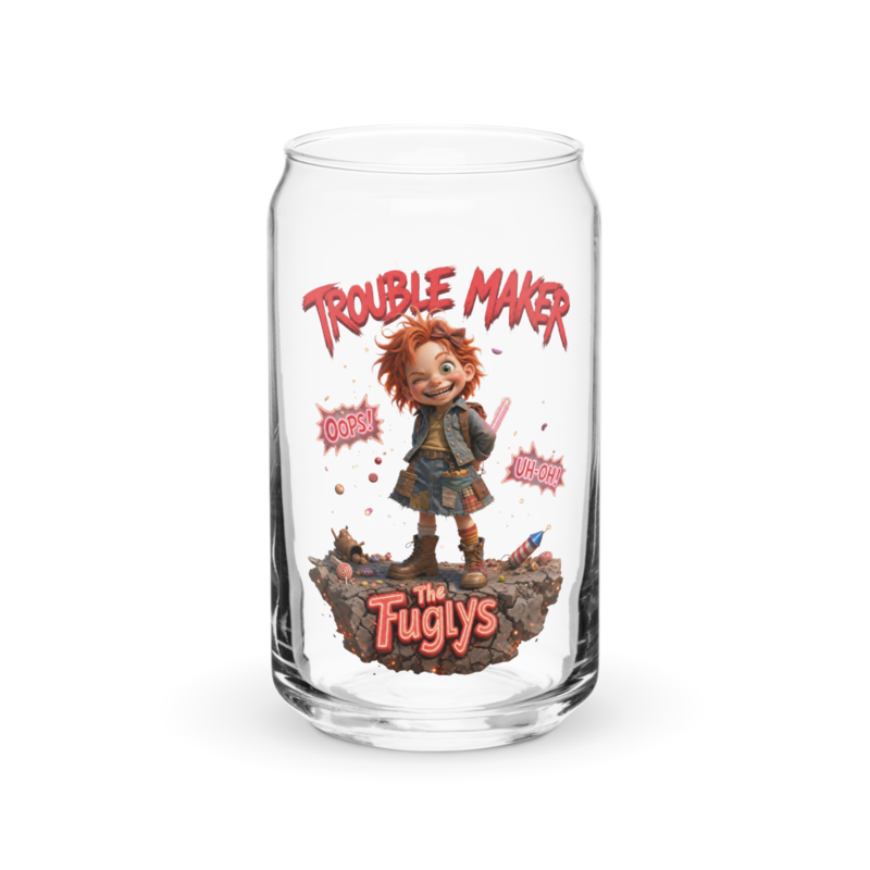 Flame - Trouble Maker 16oz Can Glass