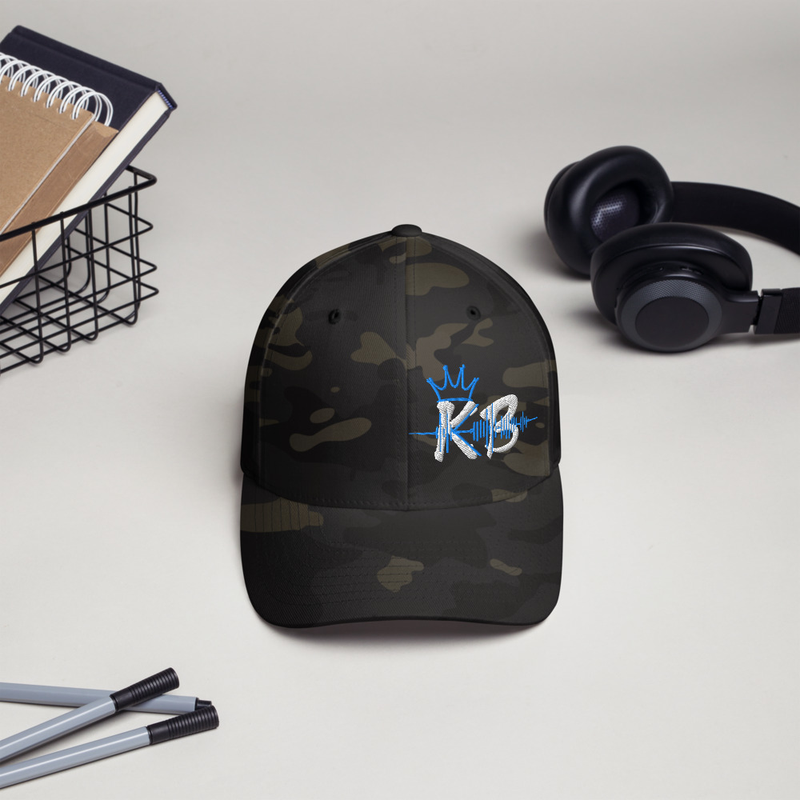Electro Blue Hemi KB Flex Hat – S/M, Multicam Black