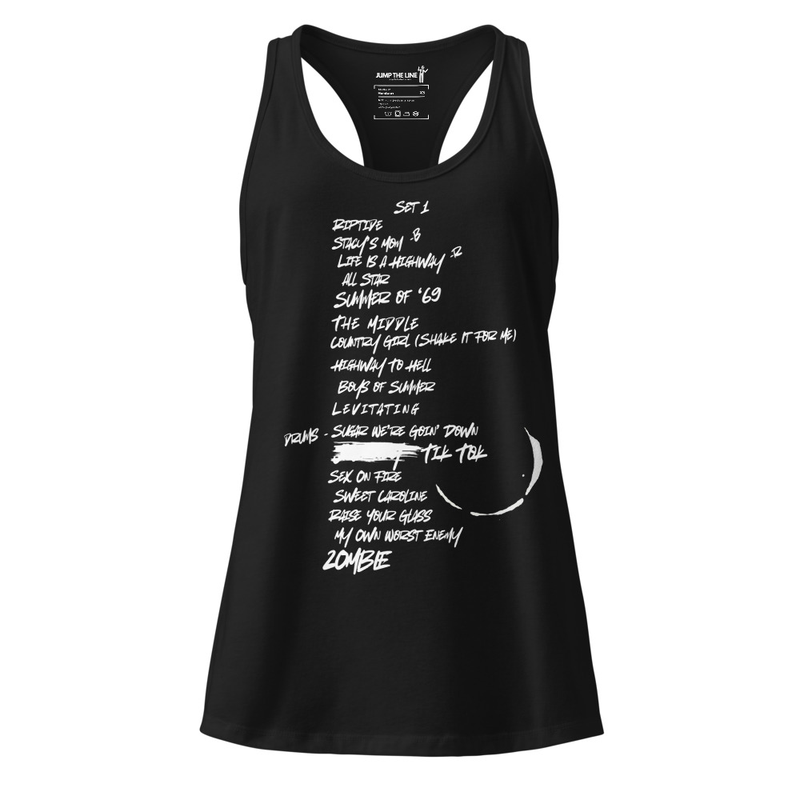 Women’s Racerback Tank Top - Set List - Next Level 1533