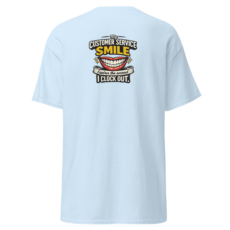 Customer Service Unisex classic tee – S, Light Blue