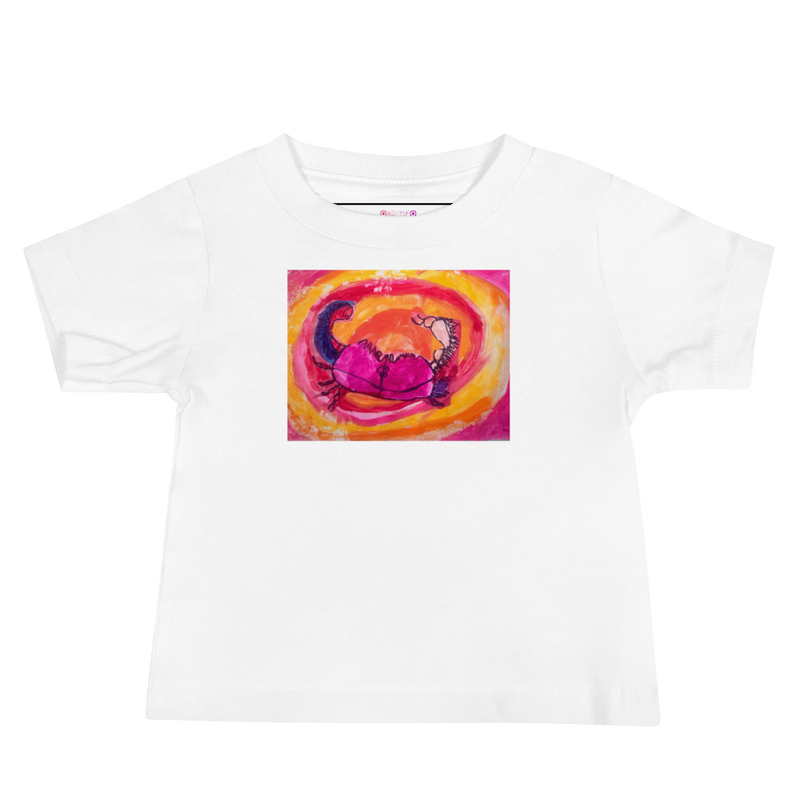 The Crab - Baby Tee – 6-12m, White