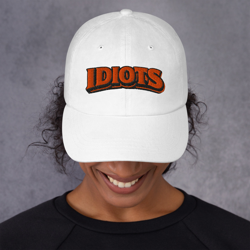IDIOTS Driving Cap – One size, White