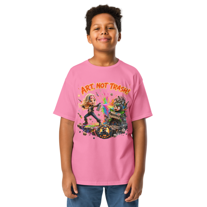 Art Not Trash Kids T-Shirt