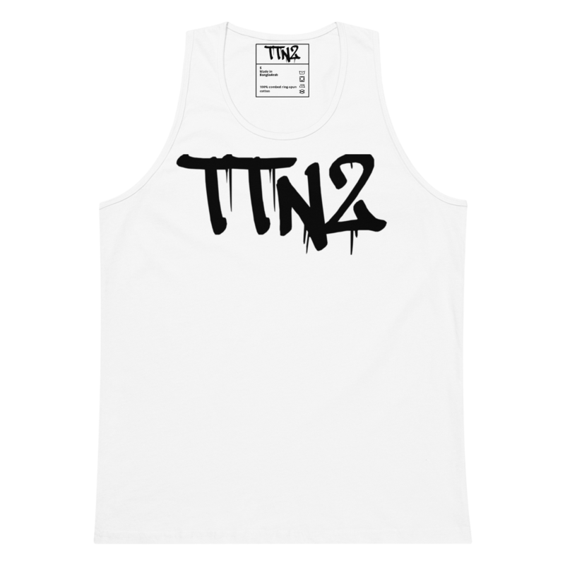 TTN2 BLACK TXT TANK TOP