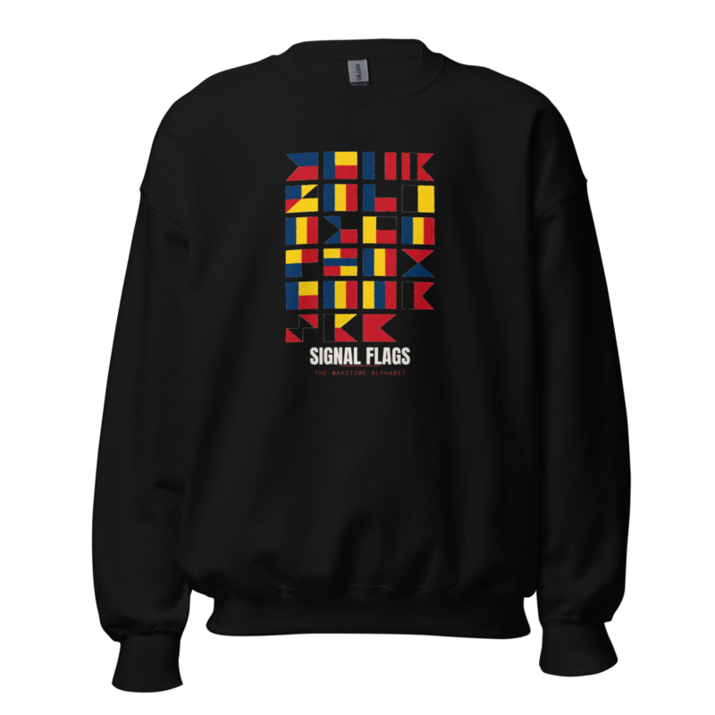 Signal Flags Crewneck — Sailing merch